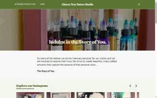Cherry Tree Tattoo Studio website