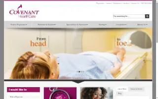 Covenant MedExpress Bay City website