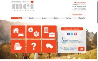 MCI Insurance website