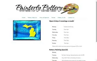 Painterly Pottery website