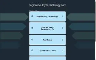 Saginaw Valley Dermatology PC website