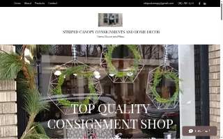 Striped Canopy Consignments