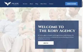 The Kory Agency website