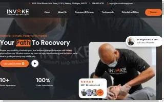 Invoke Therapy and Wellness website