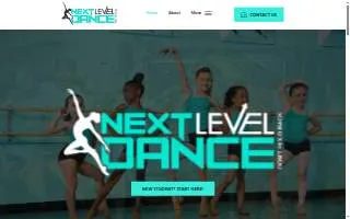 Next Level Dance Center of Berkley website