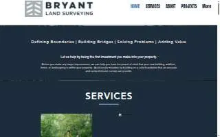 Bryant Land Surveying of Beverly Hills website