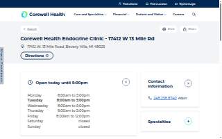 Corewell Health Endocrine Clinic