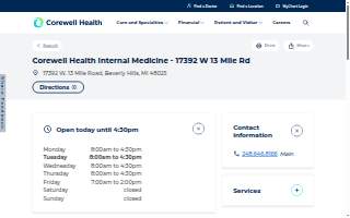 Corewell Health Internal Medicine