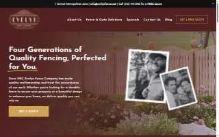 Evelyn Fence Company website
