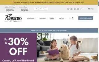 Riemer Floors of Beverly Hills website