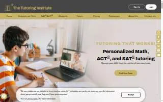 The Tutoring Institute of Beverly Hills website