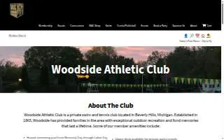 Woodside Athletic Club website
