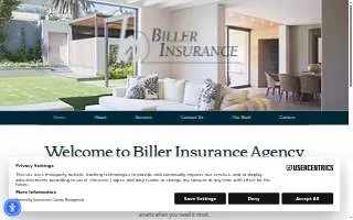 Biller Insurance Agency, Inc. website