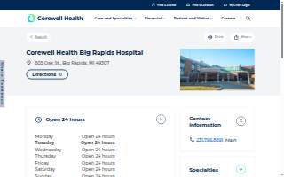 Corewell Health Big Rapids Hospital