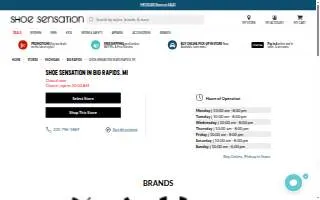 Shoe Sensation website