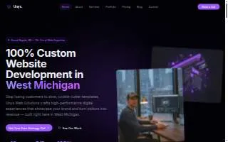 Unyx Web Solutions website