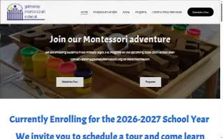 Gateway Montessori House Inc website