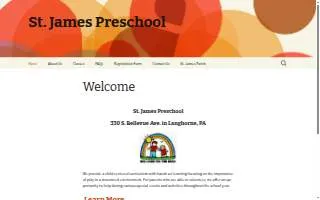 St James Preschool website