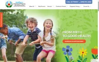 Wellness Pediatrics website