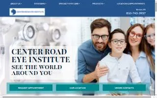 Center Road Eye Institute website