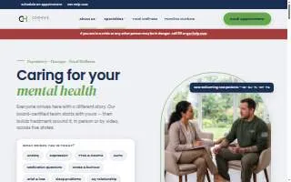 Cognosis Health Hillside website