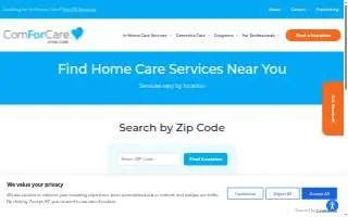 ComForCare Home Care (Flint, MI) website