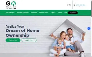 Grand Oak Mortgage Company website