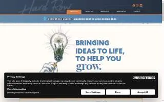 Hard Row Design & Marketing of Burton website