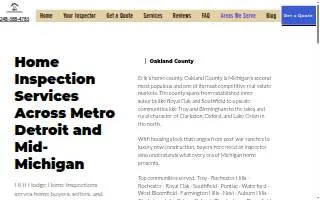 HHI Hodge Home Inspections website