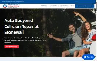 Stonewall Collision & Auto Painting website