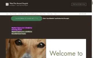 West Flint Animal Hospital website