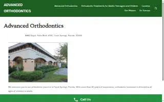 Advanced Orthodontics of Canton website