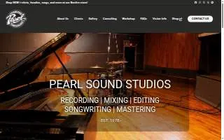 Pearl Sound Studios website