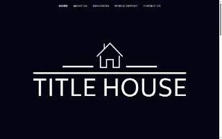 Title House Agency of Canton website