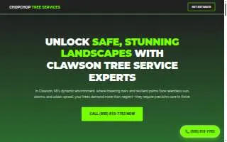 Chop Chop Tree of Clawson website