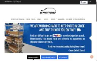 Detroit Tuned website