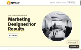 Graze Marketing of Clawson website