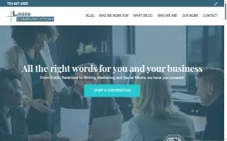 Logos Communications LLC website