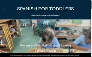 Spanish For Toddlers website