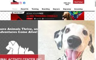 Animal Activity Center, Inc. website