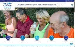 Clinton Township Senior Center website