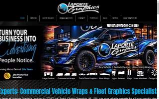 Laporte Graphics Vehicle Wraps, Wall Wraps, Signs and Banners