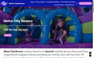 Motor City Bounce LLC website