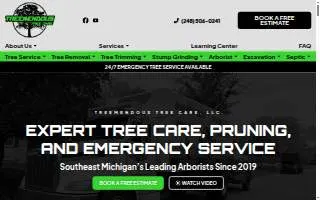 Treemendous Tree Care LLC website
