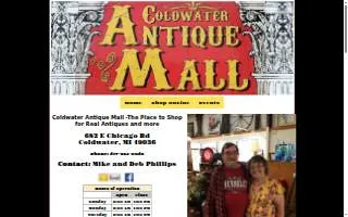 Coldwater Antique Mall llc website