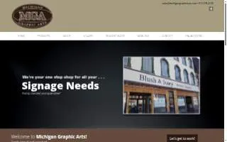 Michigan Graphic Arts LLC website