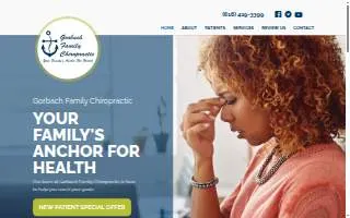Gorbach Family Chiropractic website