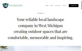 MCF Landscaping website