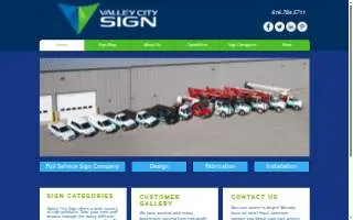Valley City Sign Company website