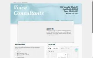 Voice Consultants of Comstock Park website